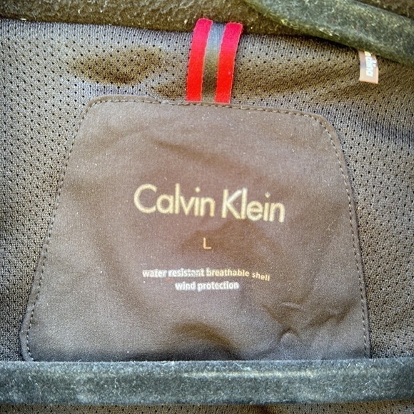 Men’s Calvin Klein Fleece Lined Double Zip Winter Coat size Large - Picture 4 of 8